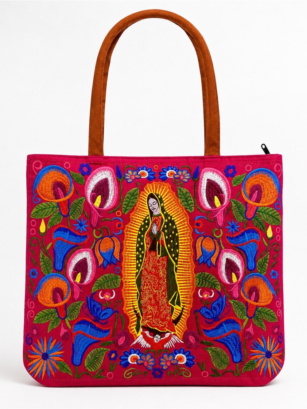 BRAND NEW WITH TAGS Our Lady of Guadalupe Embroidered Tote Bag